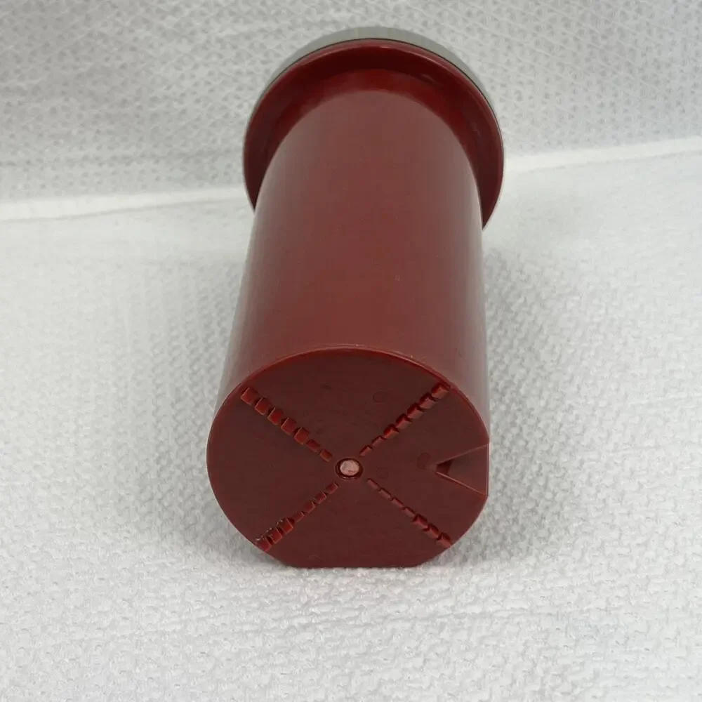 Jack LaLanne Fusion Juicer MT-1020 Food Pusher Plunger Red Chrome OEM Part